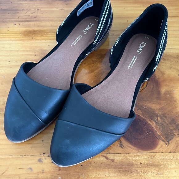 Toms Black Flats - Picture 1 of 3
